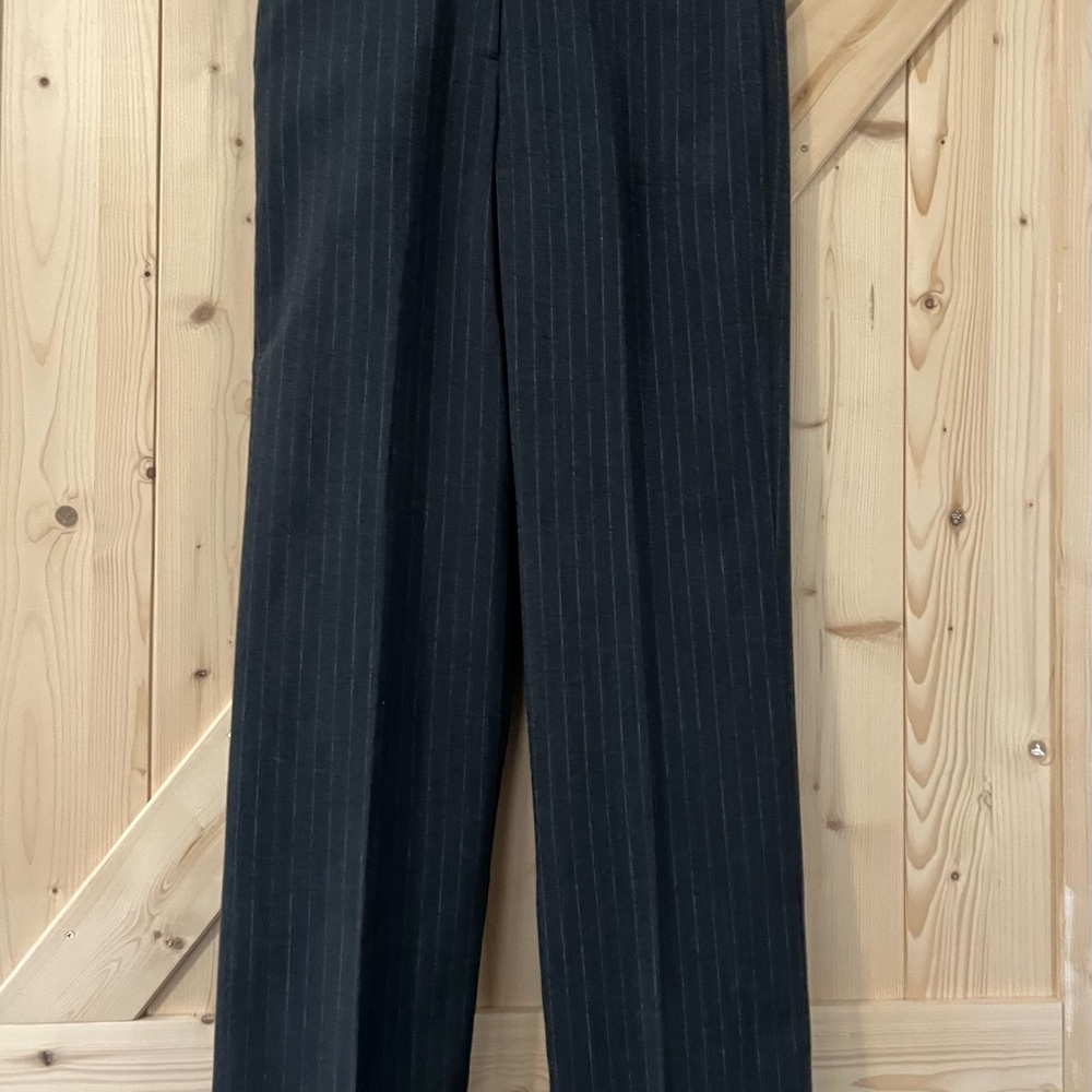 😎Vintage 90s Charcoal Pinstripe Pants – Size 8